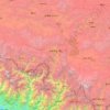 Kyirong County topographic map, elevation, terrain