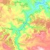 Mochales topographic map, elevation, terrain