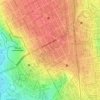Makutano topographic map, elevation, terrain