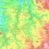 Benešov topographic map, elevation, terrain