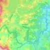 Monbulk topographic map, elevation, terrain