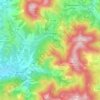 Saint-Auban-d'Oze topographic map, elevation, terrain