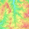 Saint-Geniès topographic map, elevation, terrain