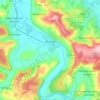 Mouzon topographic map, elevation, terrain