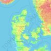 Dänemark topographic map, elevation, terrain