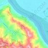 Ritopek topographic map, elevation, terrain