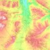 Ayora topographic map, elevation, terrain