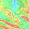 Pailhès topographic map, elevation, terrain