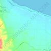 Quindalup topographic map, elevation, terrain