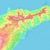 Santa Cruz de Tenerife topographic map, elevation, terrain