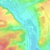 Fouquenies topographic map, elevation, terrain