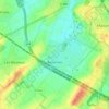 Bezannes topographic map, elevation, terrain