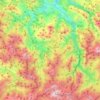 Ponga topographic map, elevation, terrain