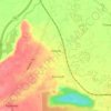 Brgule topographic map, elevation, terrain