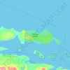 Malcolm Island topographic map, elevation, terrain