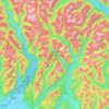 Golden Ears Provincial Park topographic map, elevation, terrain