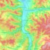 Schwallungen topographic map, elevation, terrain
