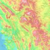 Ioannina Regional Unit topographic map, elevation, terrain