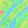 Kingston Parish topographic map, elevation, terrain