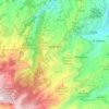 Valleseco topographic map, elevation, terrain