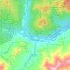 Gorham topographic map, elevation, terrain