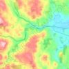 Wilton topographic map, elevation, terrain