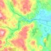 Wilton topographic map, elevation, terrain