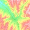 Aktobe topographic map, elevation, terrain