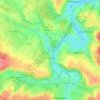Poussay topographic map, elevation, terrain