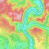 Nouzonville topographic map, elevation, terrain