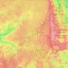 Bradford County topographic map, elevation, terrain