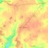 Crowfield topographic map, elevation, terrain