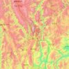 Lijiang topographic map, elevation, terrain