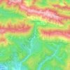 Lusevera topographic map, elevation, terrain