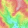 Montarcher topographic map, elevation, terrain