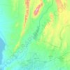 Gadap Town topographic map, elevation, terrain