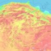 Kızılırmak topographic map, elevation, terrain