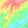 Thrussington topographic map, elevation, terrain