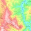 Colcamar topographic map, elevation, terrain