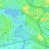 Jurong Lake topographic map, elevation, terrain
