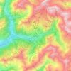 Orcières topographic map, elevation, terrain