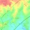 Thurlaston topographic map, elevation, terrain