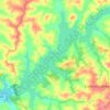 Represa do Rio Verde topographic map, elevation, terrain