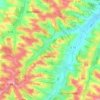 Agassac topographic map, elevation, terrain