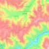 Pampas topographic map, elevation, terrain