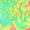 Oroso topographic map, elevation, terrain