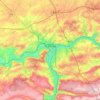 Namur topographic map, elevation, terrain