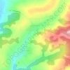 Donji Krupac topographic map, elevation, terrain