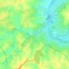 Rejet-de-Beaulieu topographic map, elevation, terrain