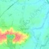 Haslingfield topographic map, elevation, terrain